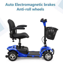IMW101 4-Wheel Mobile Scooter With Basket And Extended Battery