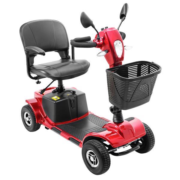 IMW100 4-wheel Electric Scooter With Basket And Extended Battery