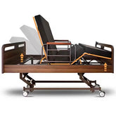 IM117 Walnut Electric Home Bed