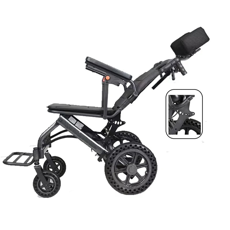 IMW117 Electric Folding Electric Wheelchair Bluetooth Remote Control