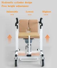 IM119 Hydraulic Transfer Wheelchair with Split Seat