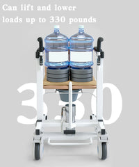 IM119 Hydraulic Transfer Wheelchair with Split Seat