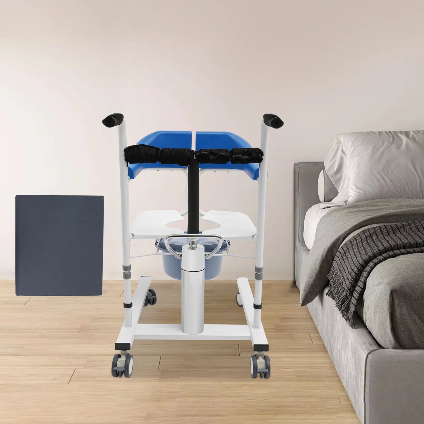 IM120 Hydraulic Patient Lifting Chair with Potty With 180° Split Seat