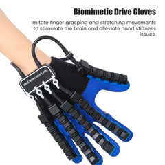 Blue Left & Right Hand Finger Rehabilitation Exerciser Robot