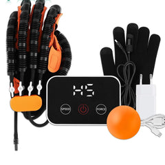Orange Left & Right Hand Finger Rehabilitation Exerciser Robot