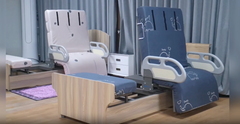 IM600 Rotating Care Bed Single Wood Frame