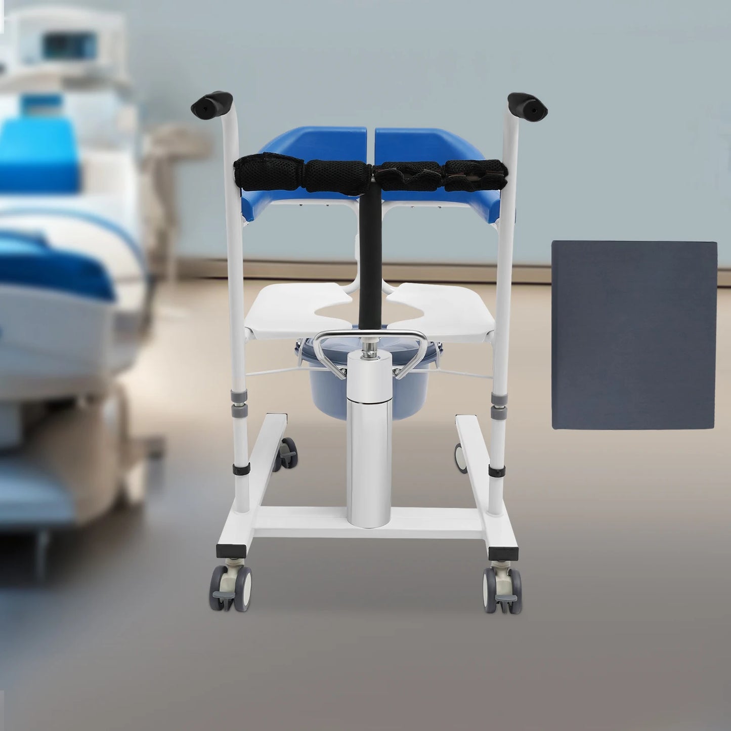 IM120 Hydraulic Patient Lifting Chair with Potty With 180° Split Seat