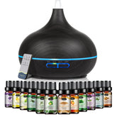 550ML Large Capacity Diffuser Essential Oil Diffuser with 12 Bottles of Essential Oils
