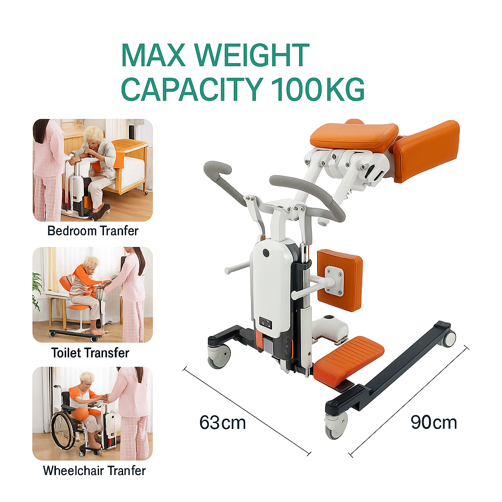 IM115 Electric lifting and shifting machine bed and toilet assistive device