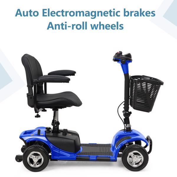 IMW101 4-Wheel Mobile Scooter With Basket And Extended Battery