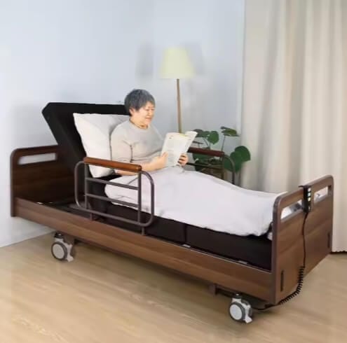 IM117 Walnut Electric Home Bed