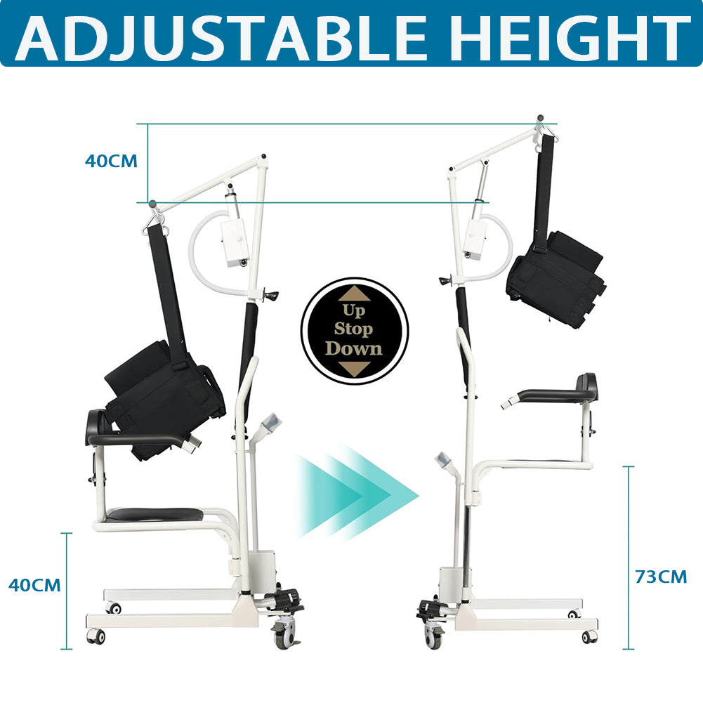 IM118 Transfer Lift Wheelchair with Adjustable Body Sling