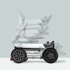 BZMEDI Smart Auto-Folding All-Terrain Electric Wheelchair