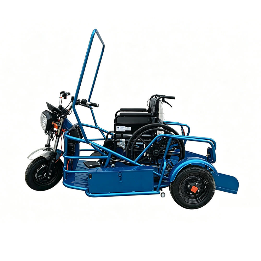 Electric 3-Wheel Barrier-Free Motorcycle Wheelchair-accessible