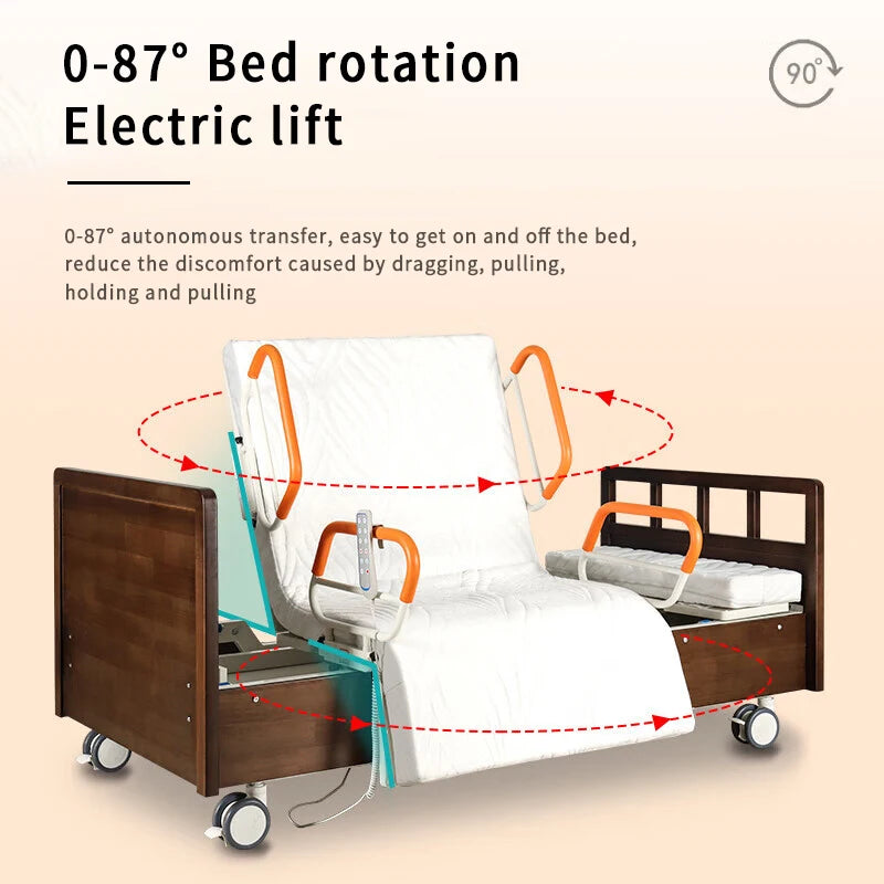 IM110 High Quality Fully Electric Home Care Rotary Bed Nursing Bed