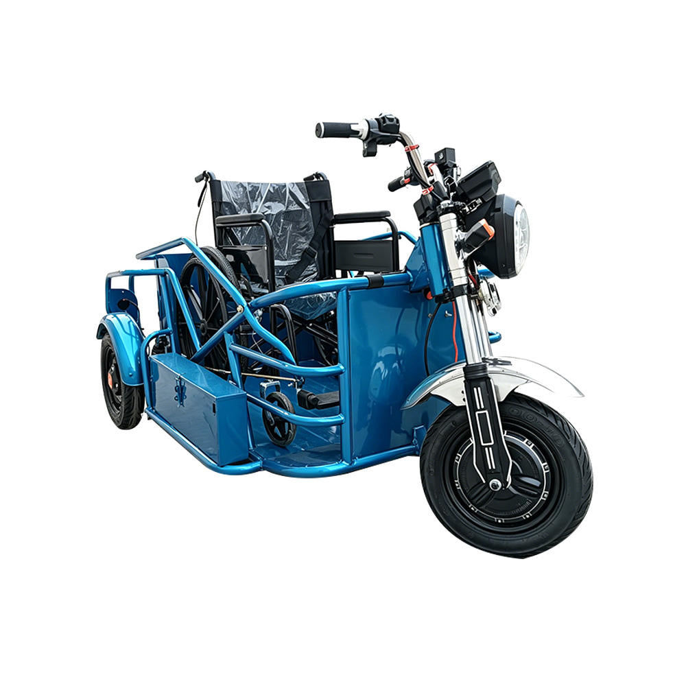 Electric 3-Wheel Barrier-Free Motorcycle Wheelchair-accessible