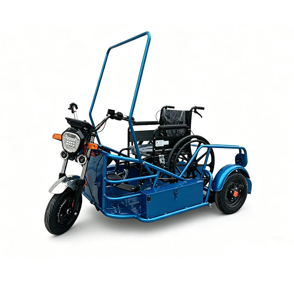 Electric 3-Wheel Barrier-Free Motorcycle Wheelchair-accessible
