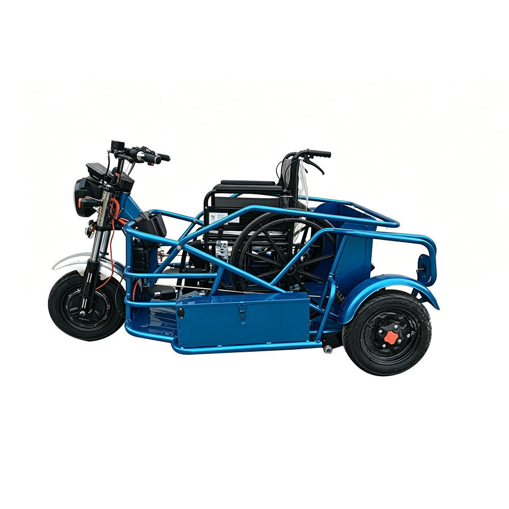 Electric 3-Wheel Barrier-Free Motorcycle Wheelchair-accessible
