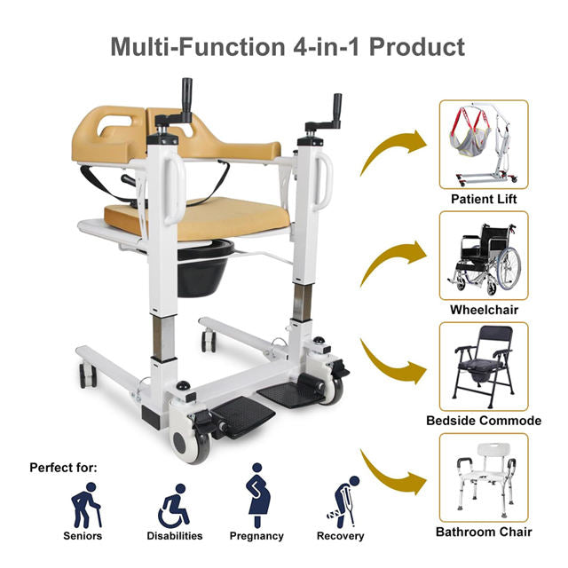 Silla de transferencia ajustable con elevación hidráulica IM106