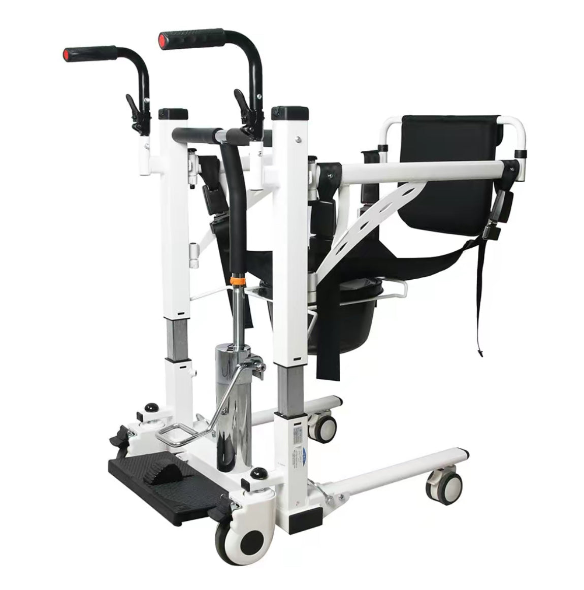 IM123 Hydraulic Patient Transfer Lift Chair With Backrest And Commode