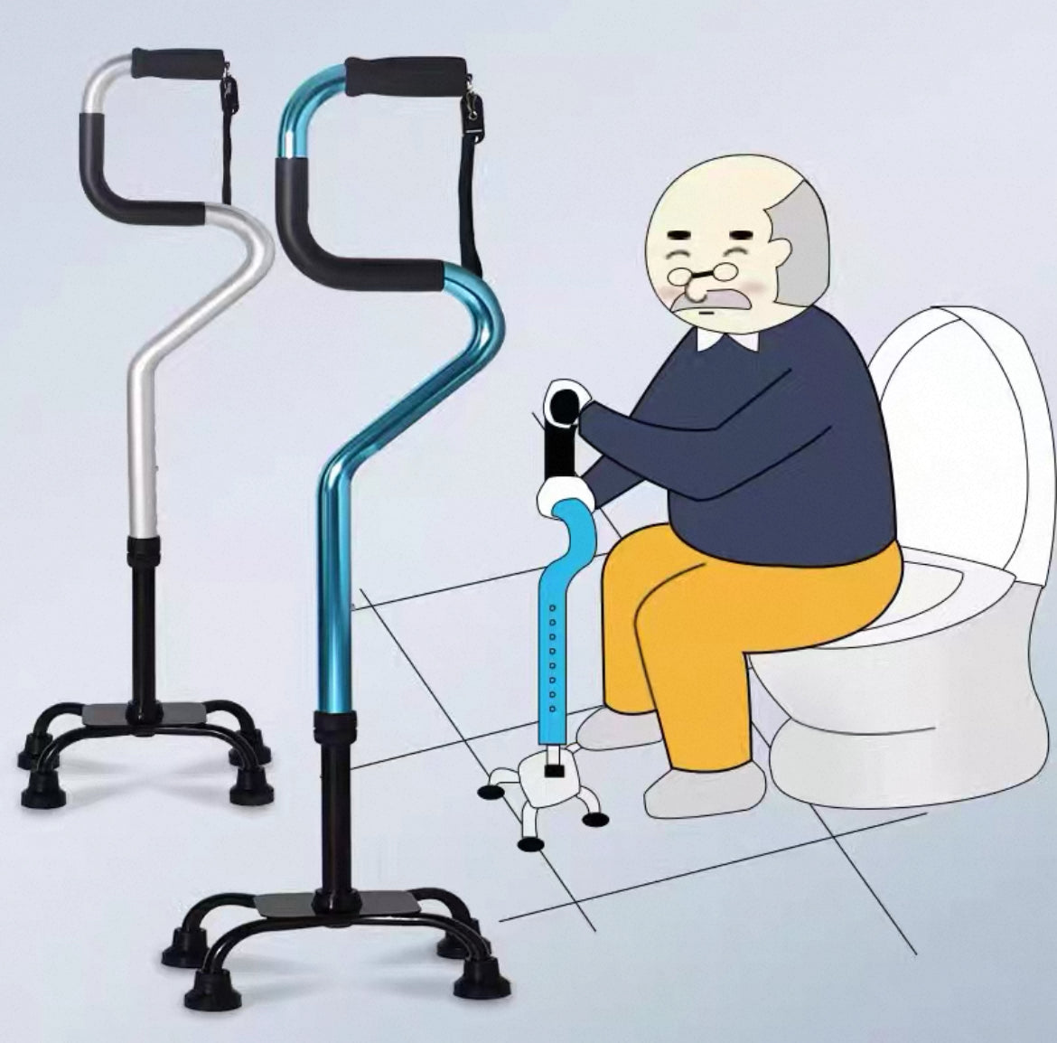 BalancePro Wide Base Walking Cane