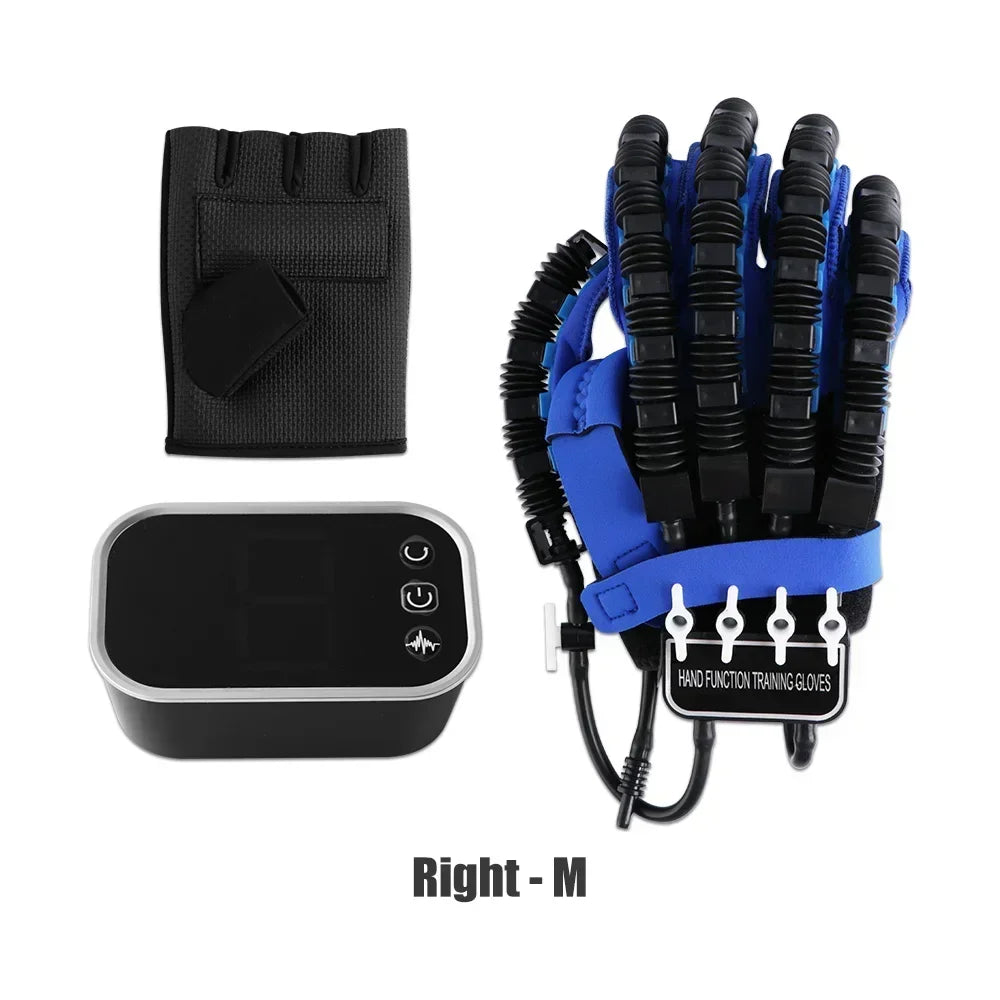 Blue Left & Right Hand Finger Rehabilitation Exerciser Robot