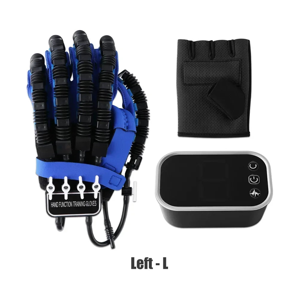 Blue Left & Right Hand Finger Rehabilitation Exerciser Robot