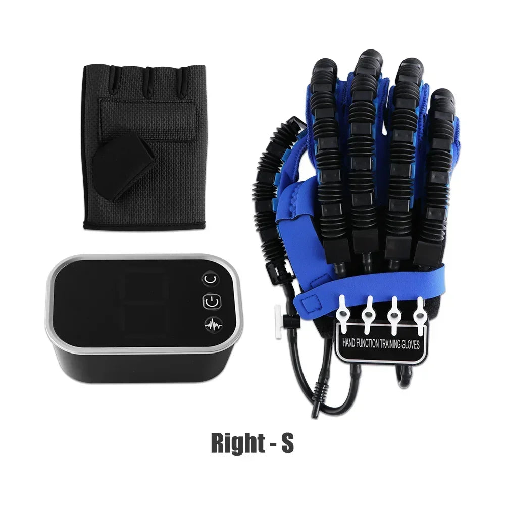 Blue Left & Right Hand Finger Rehabilitation Exerciser Robot