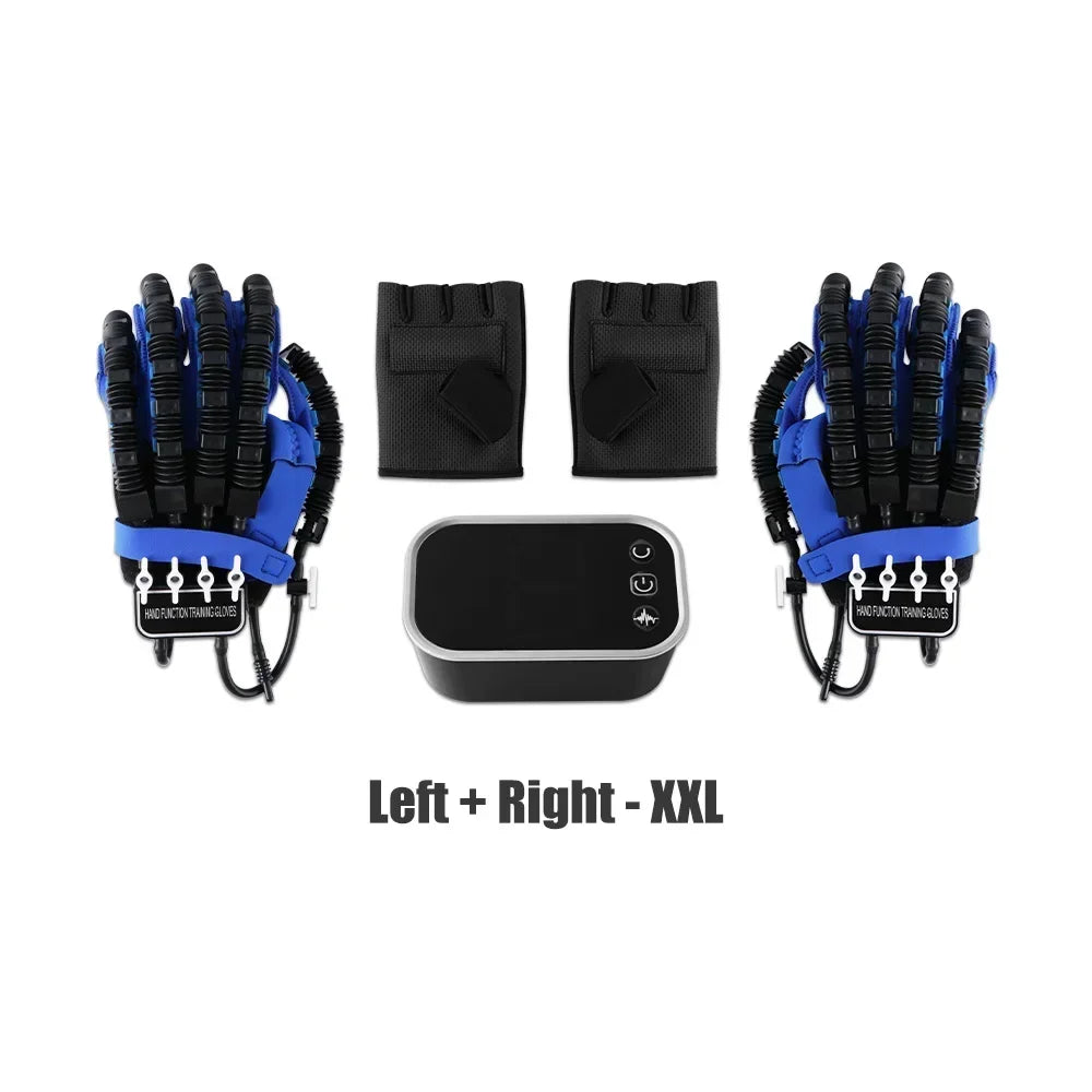 Blue Left & Right Hand Finger Rehabilitation Exerciser Robot
