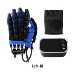 Blue Left & Right Hand Finger Rehabilitation Exerciser Robot