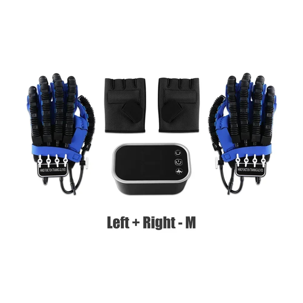 Blue Left & Right Hand Finger Rehabilitation Exerciser Robot