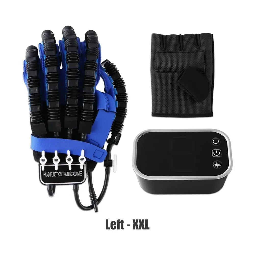 Blue Left & Right Hand Finger Rehabilitation Exerciser Robot