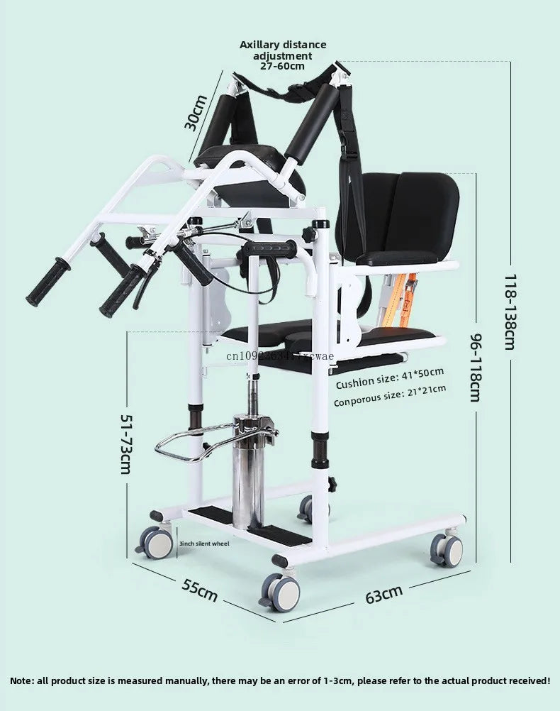 IM202 Patient Lift Transfer Chair Wider Seat