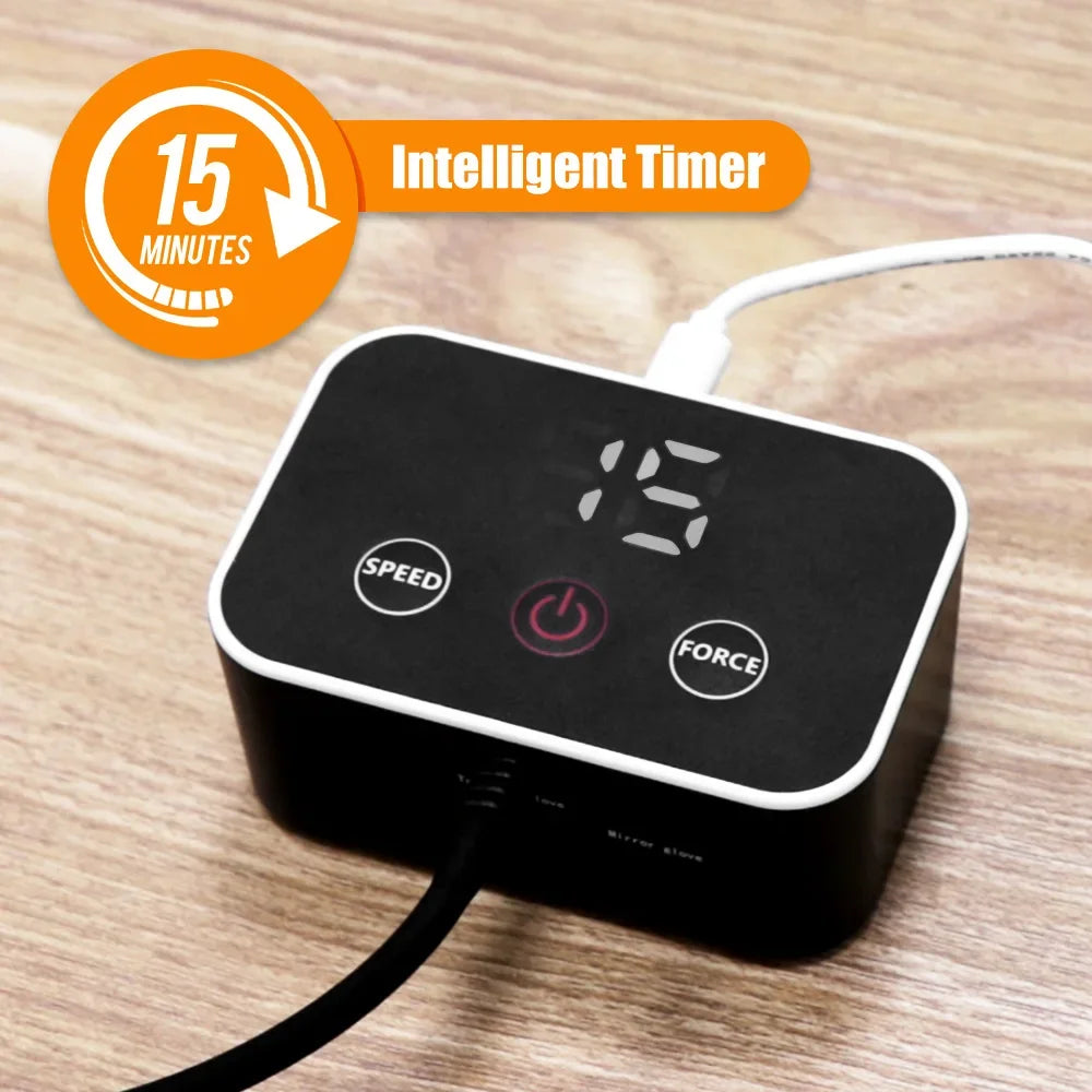 Orange Left & Right Hand Finger Rehabilitation Exerciser Robot