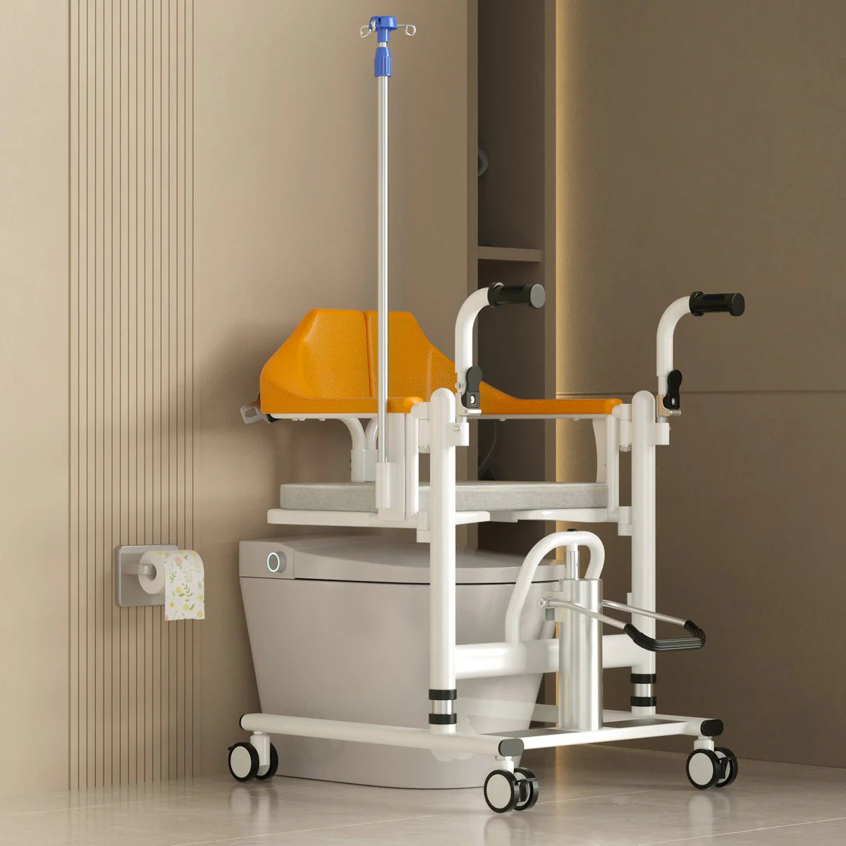 IM102 Widen Patient Chair Hydraulic Transferred Lift Wheelchair